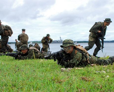 Quân đội Mỹ và Nhật Bản tổ chức tập trận trên đảo Guam hồi tháng 9